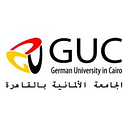 The German University in Cairo logo