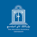 The Maldives National University logo